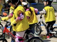 「遊びながら学ぶ」自転車安全教室